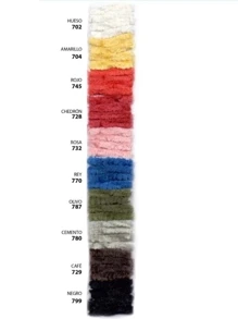 CHENILLE 100% ALGODON "KIKI" MADEJA DE 100 GRS