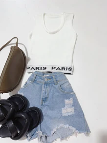 Women Knit Tops - trắng - Xem 2