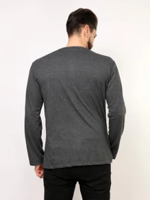 Men T-Shirts & Tanks - Gris Oscuro - Ver 2