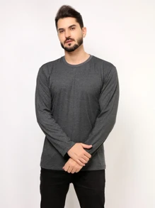 Men T-Shirts & Tanks - Gris Oscuro - Ver 4