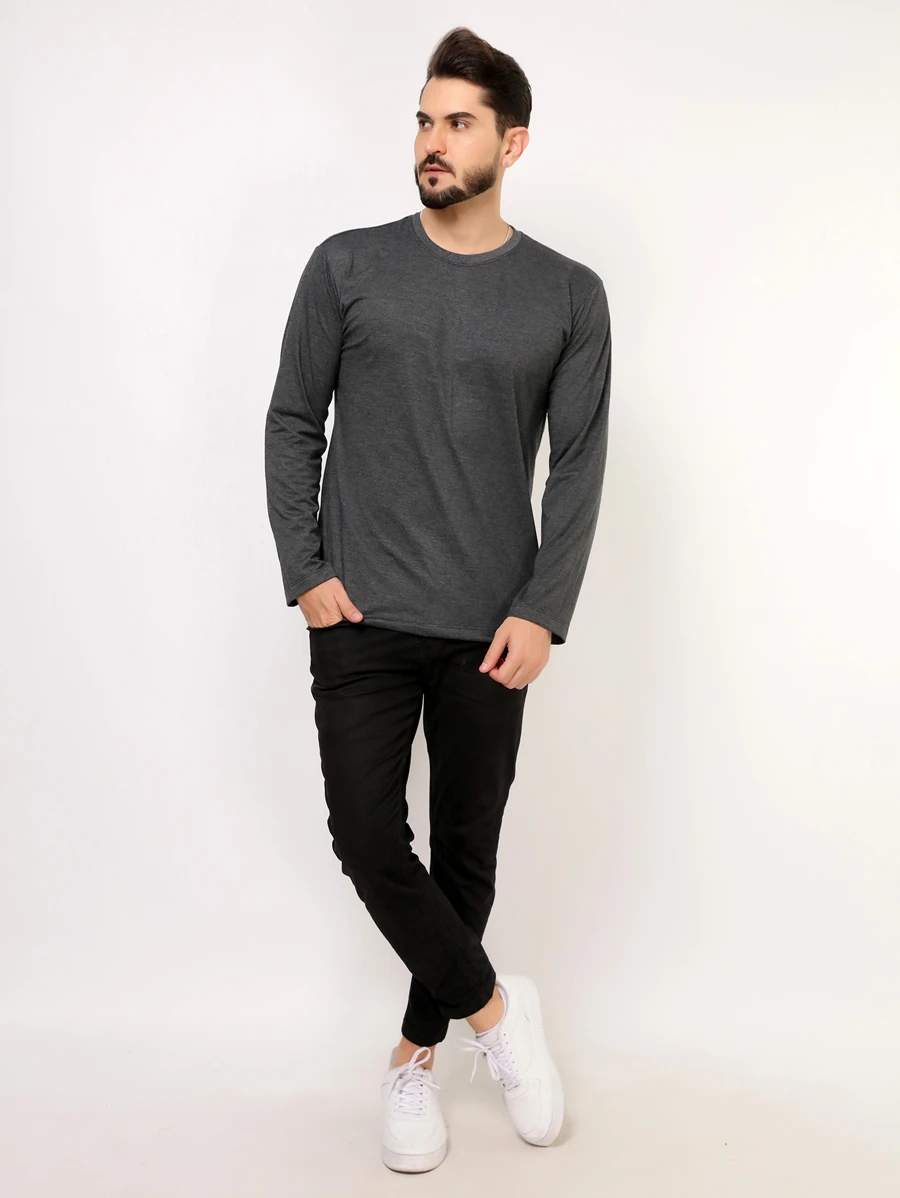 Men T-Shirts & Tanks - Gris Oscuro - Ver 1