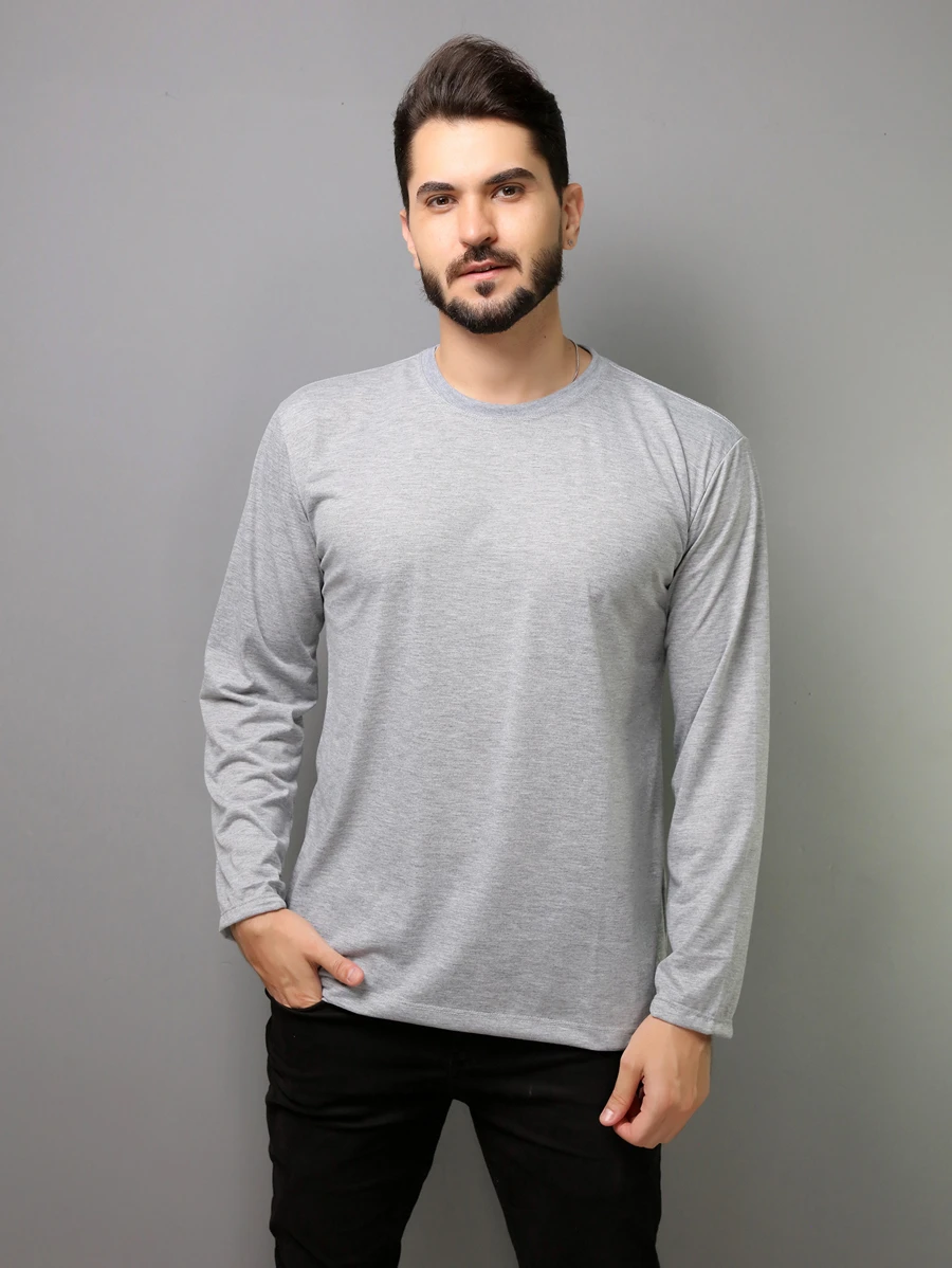 Men T-Shirts & Tanks - 灰色 - 查看 1