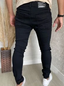 Calça Skinny Masculina Com Lycra Elastano Linha Premium
