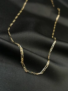 Cadena Figaro 2mm x 60cm Oro Laminado Premium