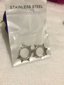 Hoop Earrings - Bạc - Xem 3
