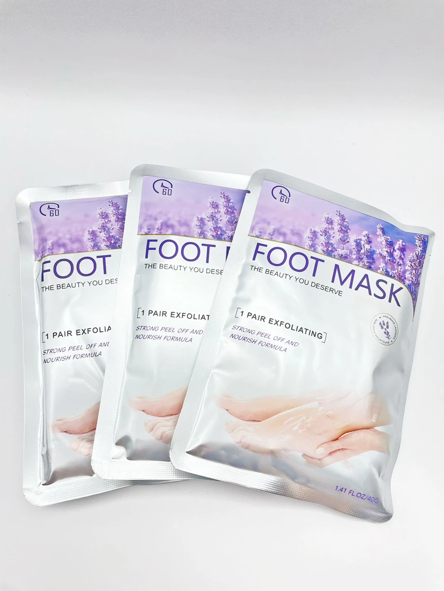 Set de 3 Pzs De Mascarillas Para Pies Lavanda US - Morado - Ver 1
