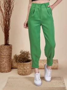 Women Pants - màu xanh lá - Xem 2