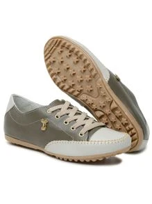Women Casual Shoes - 軍綠色 - 查看 3