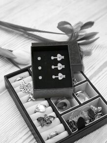 Earring Sets - Bạc - Xem 3