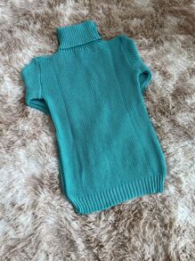 Women Sweaters - Màu xanh lam - Xem 2