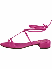 GiGiL Women Flat Sandals - 玫紅色 - 查看 3
