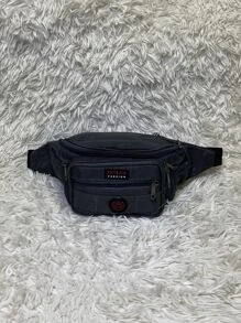 Pochete Masculina Bolsa Cintura - Cinza - Visão 1
