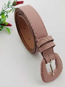 Women Belts - 藕粉色 - 查看 3