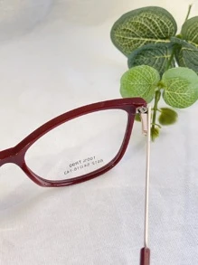 Fashion Glasses - Burgundy - View 5