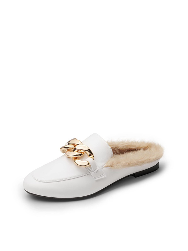 DREAM PAIRS Mules for Women Flats Shoes Comfortable Slip on Closed Toe