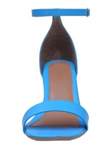 ZATURE STORES Women Heeled Sandals - Blue - View 3