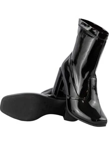 Lumiss Women Fashion Boots - 黑色 - 查看 6