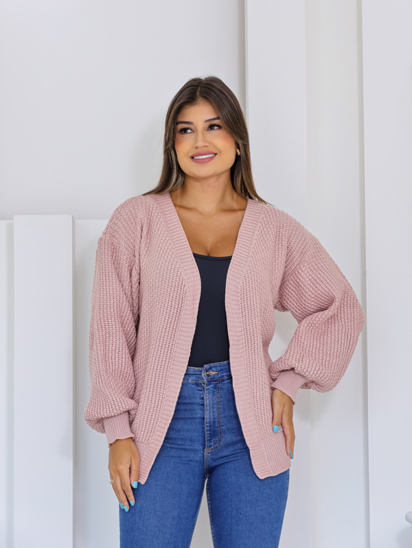 blusa trico modal lisa casaco feminina novo 2023