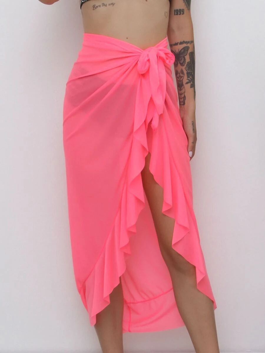 Women Cover Ups - 粉色 - 查看 1