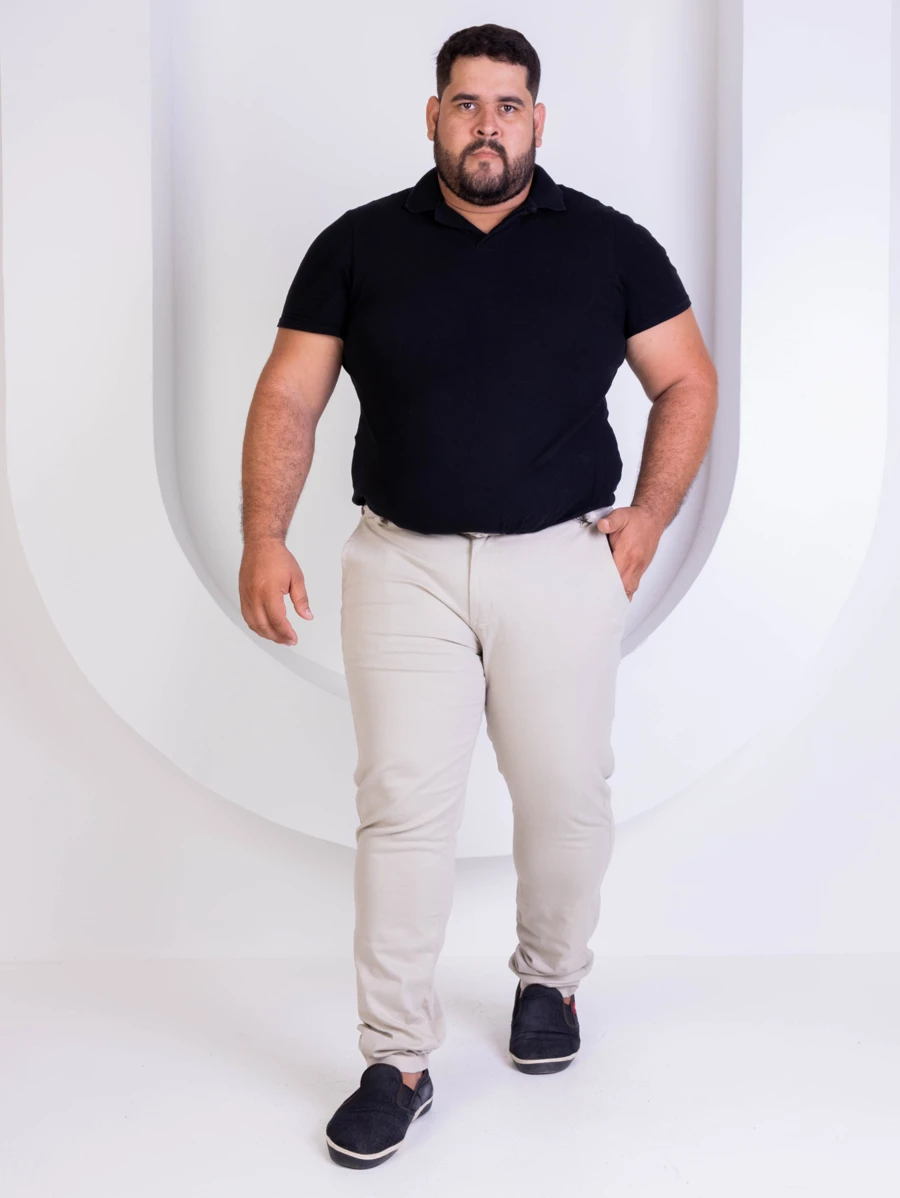 Urban Zone Jeans Men Pants - Beige - View 1