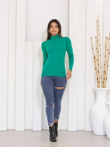 Women Sweaters - màu xanh lá - Xem 1