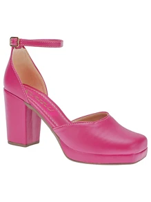 Women Heeled Sandals - 粉色 - 查看 2