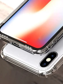 Capa Capinha Clear Space Capinha Acrilico Transparente Anti Impacto Olyps/Space Original (Não Amarela) Compatível com iPhone X/XS++Película - Transparente - Visão 4
