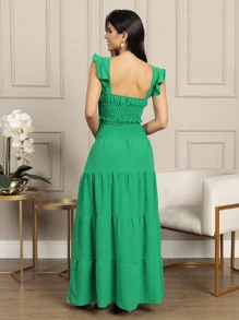 Women Two-piece Outfits - màu xanh lá - Xem 4