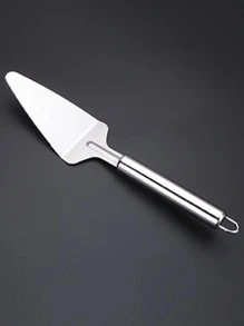 Espátula para Cortar Bolo Torta e Pães de Aço Inox - Prata - Visão 1