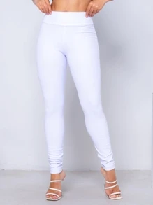 Women Leggings - Putih - View 2