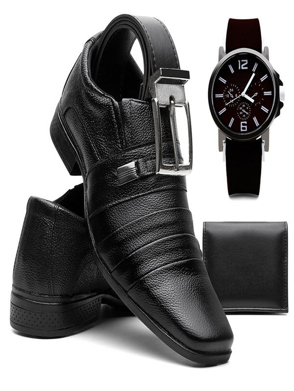 Sapato Social Masculino + Brinde  2530