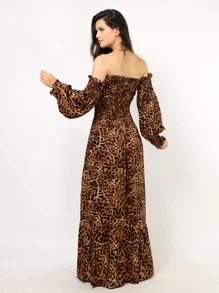 Women Dresses - 巧克力棕 - 查看 3