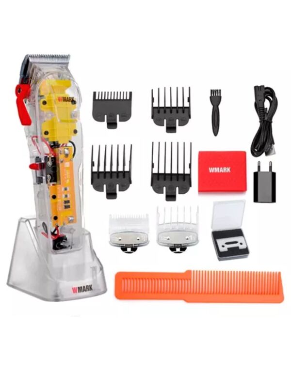 Wmark Maquina de Cortar Cabelo Wmark NG 108S Base de Carregamento
