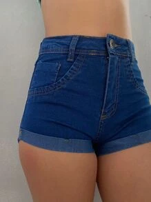 SHORTS JEANS COM LYCRA 34 AO 44