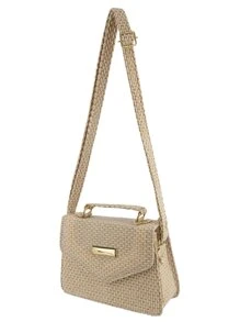 Women Satchels - Beige - View 4