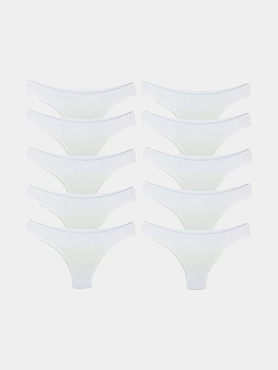 Women Thongs - 白色 - 查看 1