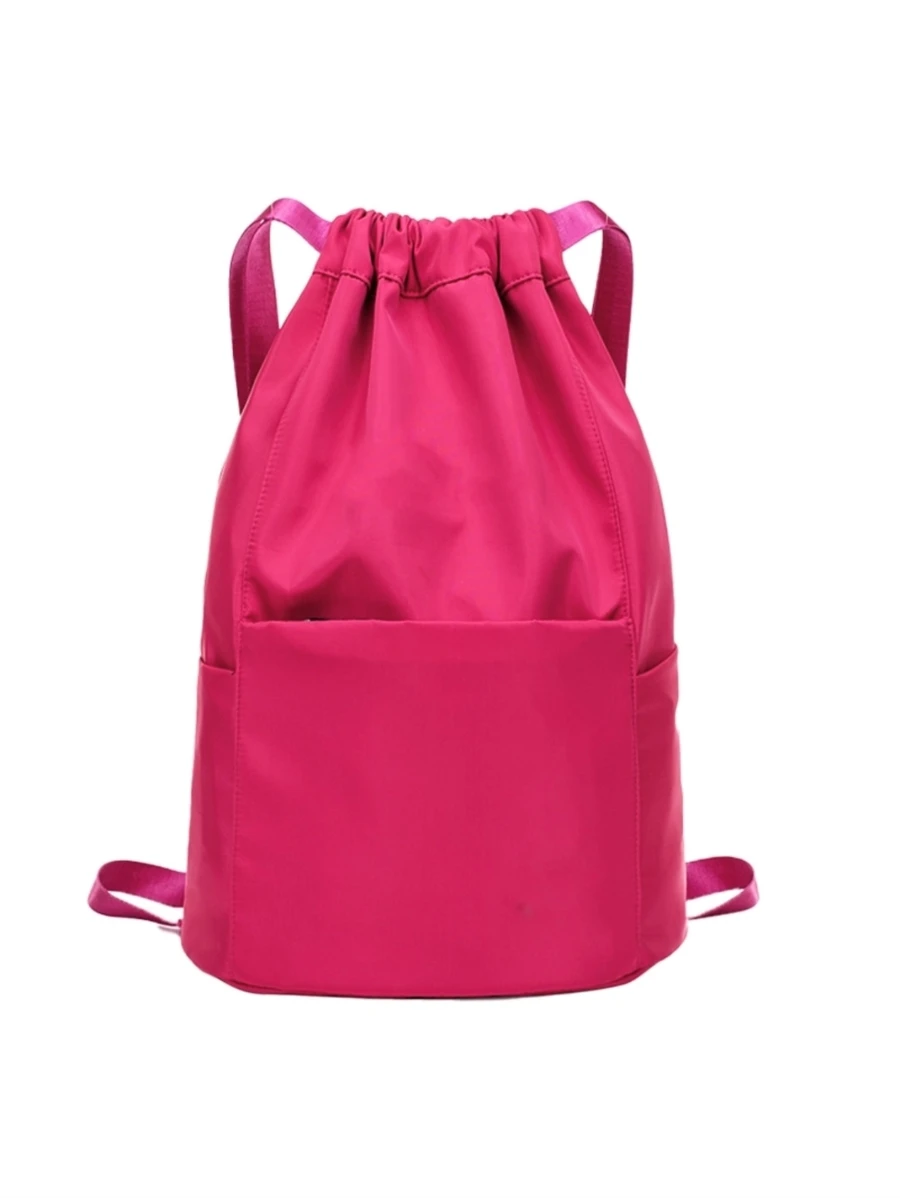 Women Fashion Backpacks - Rosa Fucsia - Ver 1