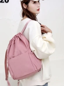 Women Fashion Backpacks - Rosa - Ver 9