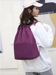 Women Fashion Backpacks - 紫色 - 查看 4