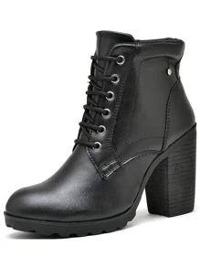 dubuy Women Fashion Boots - 黑色 - 查看 2