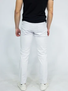 SAINT ELIAN Men Pants - trắng - Xem 2