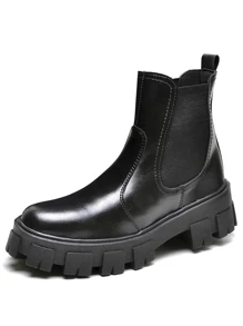 dubuy Women Fashion Boots - 黑色 - 查看 2