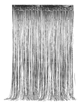 10 Cortinas de lluvia metalizada de 2 metros de largo, para decoración de fiestas, cumpleaños, bodas, despedida de soltera, baby shower graduación.
