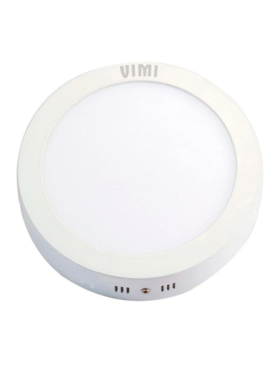 18w Led Lamp For Ceiling Round White Light 22cm Metal VIMI - Black and White - View 1