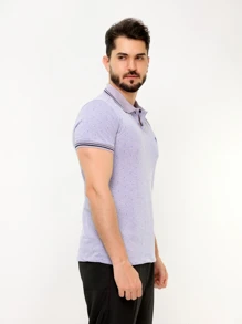 Camisa polo Impressão geográfica Top