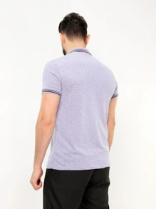Camisa polo Impressão geográfica Top