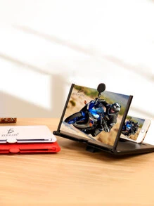 Ele-Gate Phone Screen Magnifier Amplifier 10 Inch Portable Mobile Phone Screen Magnifier 3D HD Magnifier For Movies, Videos And Games, Suitable For All Smartphone Models. - Multicolor - View 3