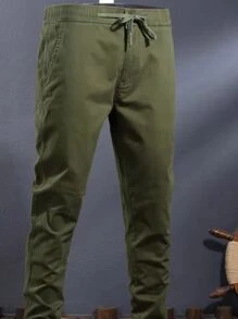 Men Pants - 綠色 - 查看 1