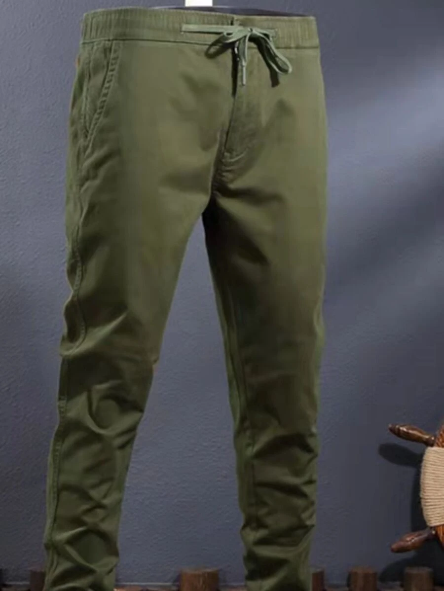 Men Pants - 綠色 - 查看 1
