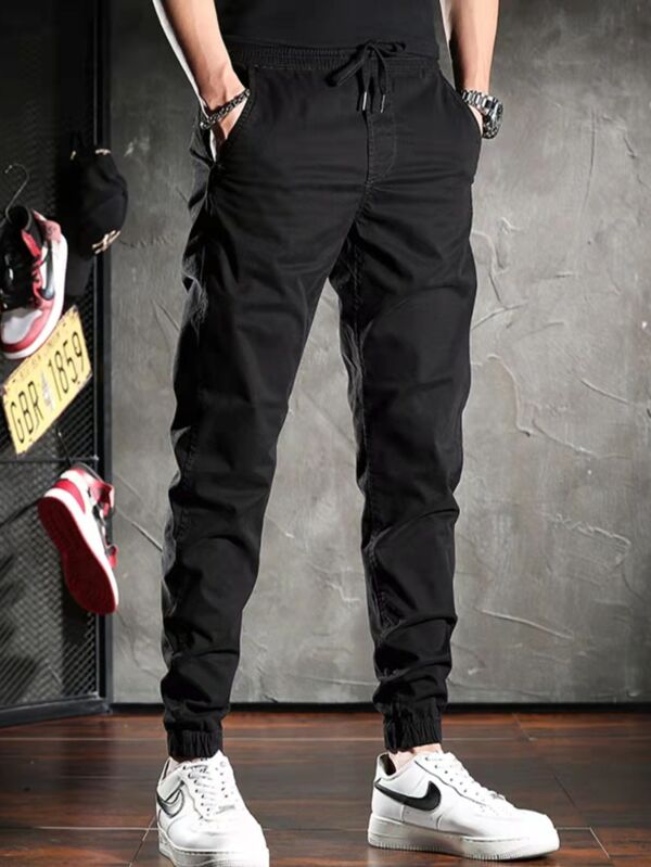 Calça Jogger Masculina Jeans Sarja Com Lycra ELASTICO